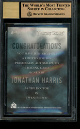 2002 Twilight Zone Autograph Jonathan Harris as The Doctor LE Auto BGS 9.5/10
